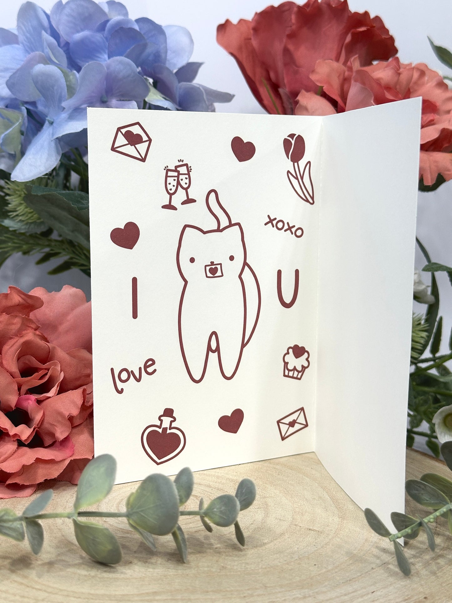 Valentine’s Day Card Cat Butt