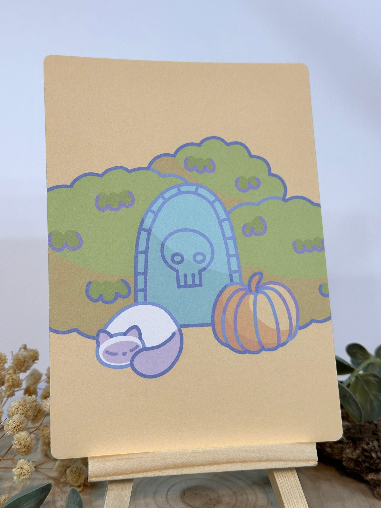 Spooky Cat Artprint