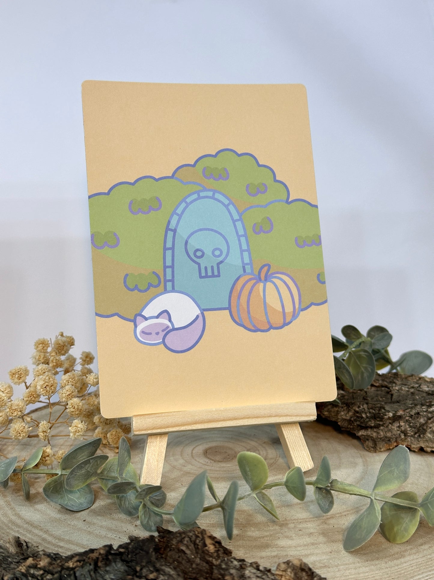 Spooky Cat Artprint