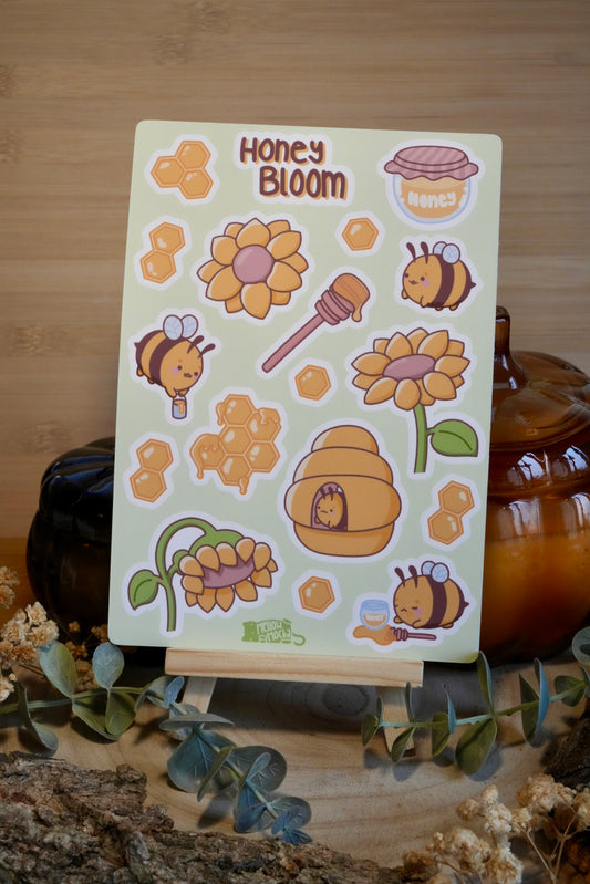 Honey Bloom Vinyl Sticker Sheet