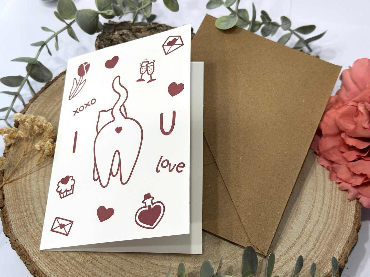 Valentine’s Day Card Cat Butt